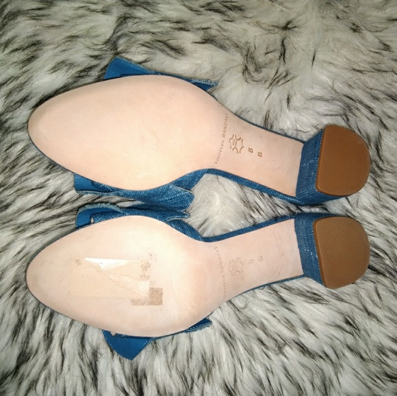 Loeffler Randall Vera Denim Sandal - Picture 3 of 8